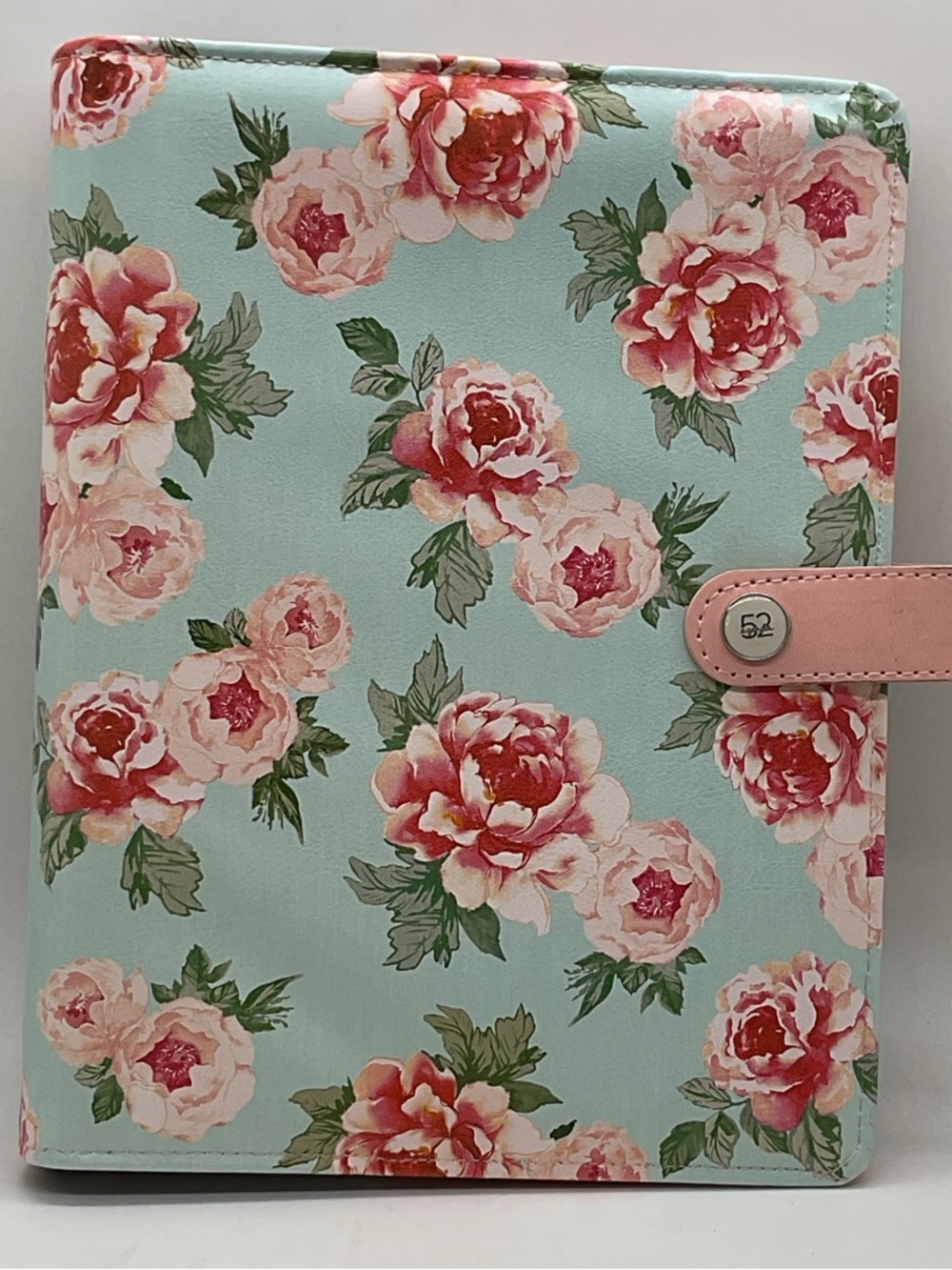 Agenda 52 Floral Refillable Planner Cover Only - NO Planner Pages